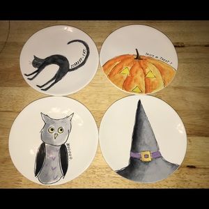🎃 Rae Dunn Halloween Appetizer/Dessert Plates